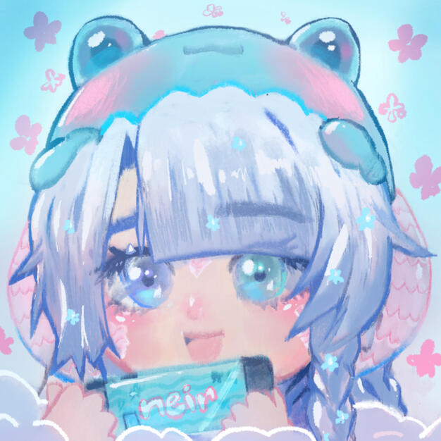 ❀ xiv aura wol chibi - drawing fanart ❀