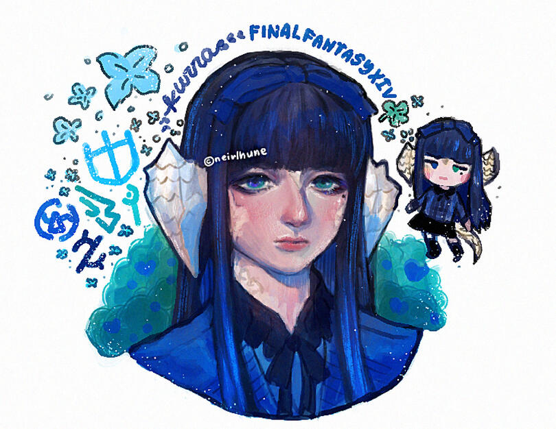 ❀ xiv wol - fanart illust ❀