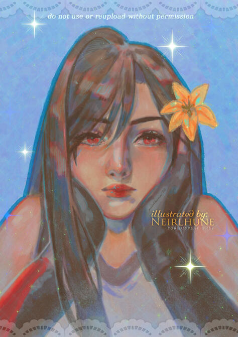 ❀ yellow lily - fanart illust ❀