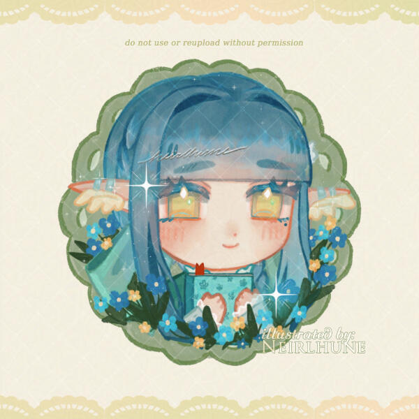 ❀ neirlhune elegance chibi - illust ❀