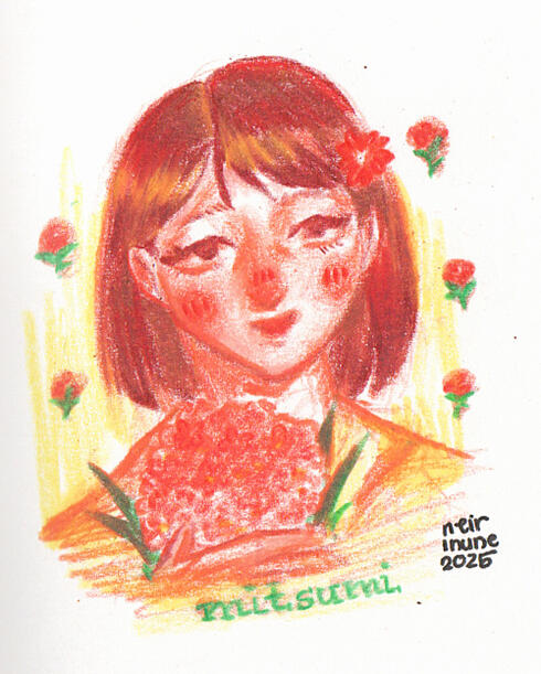 ❀ mitsumi - fanart colored pencil ❀